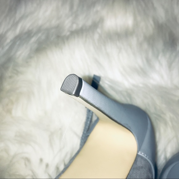 Grey platform strappy heels - Picture 3 of 6